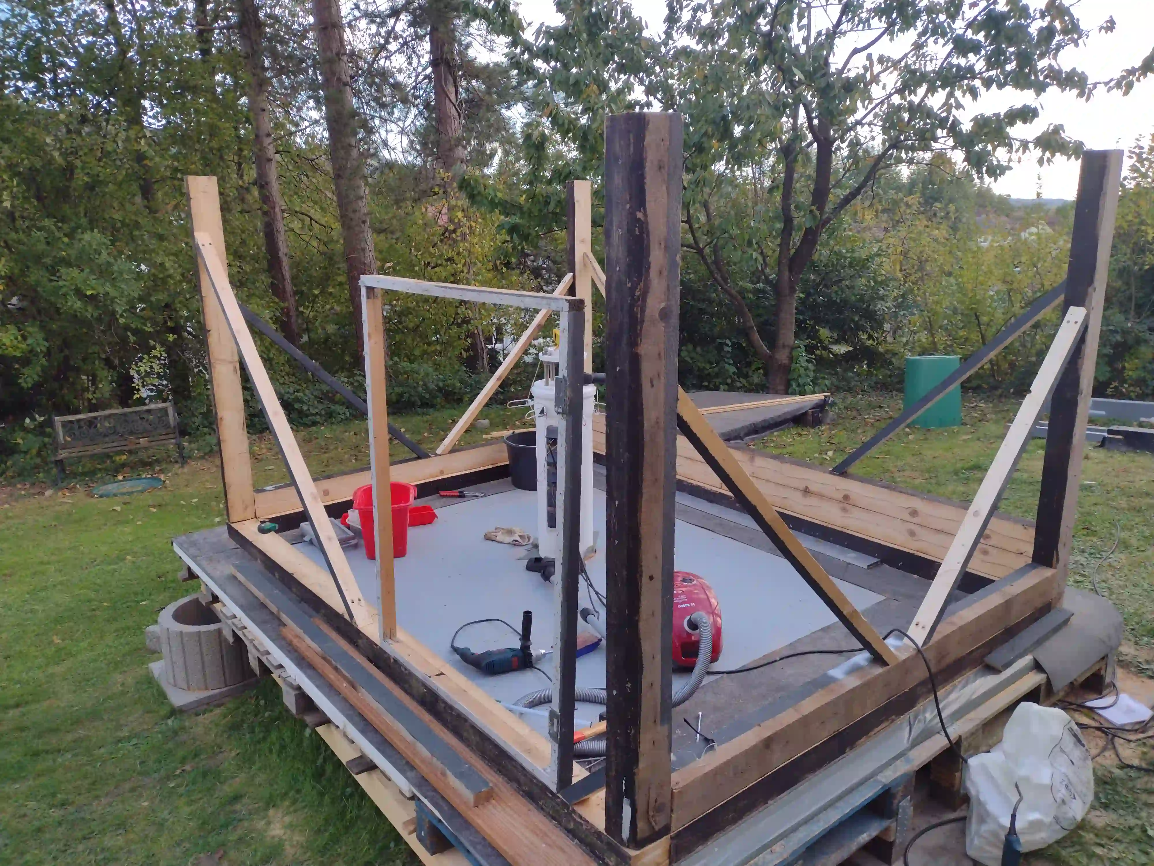 Bau Hütte Phase 2 Bild 01